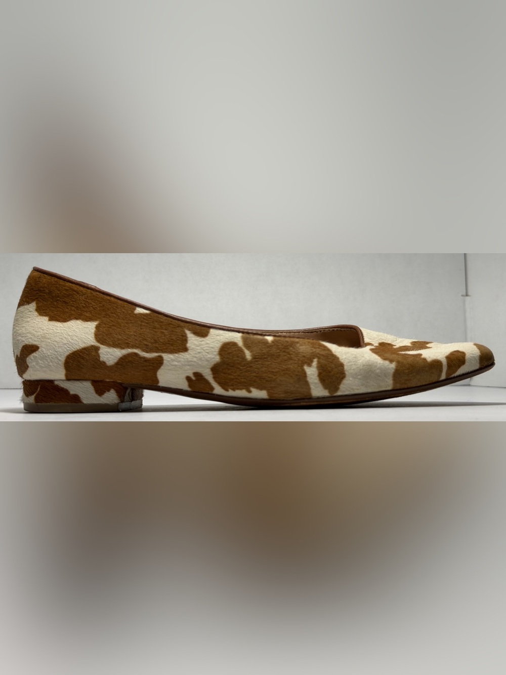 Steven by Steve Madden Bantry Cow Print Calf Hair Flats Size 6